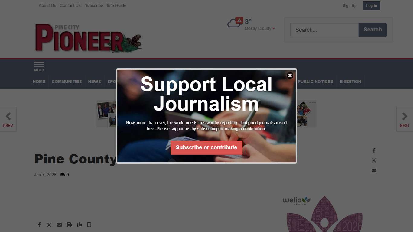 Pine County Jail Roster | News | pinecountynews.com